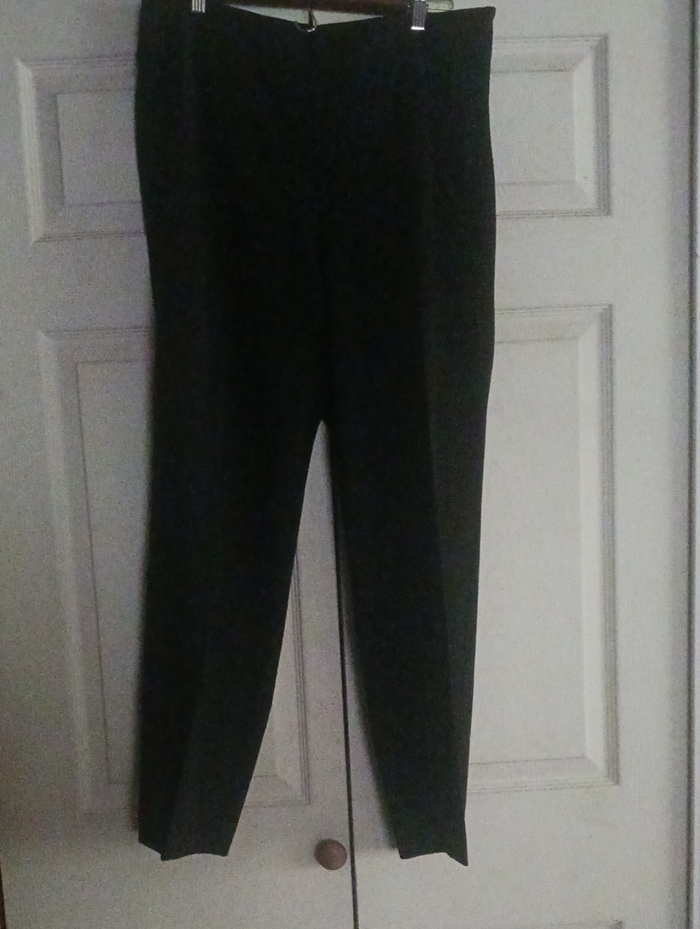 Talbots Black Straight-Leg Womens Trousers